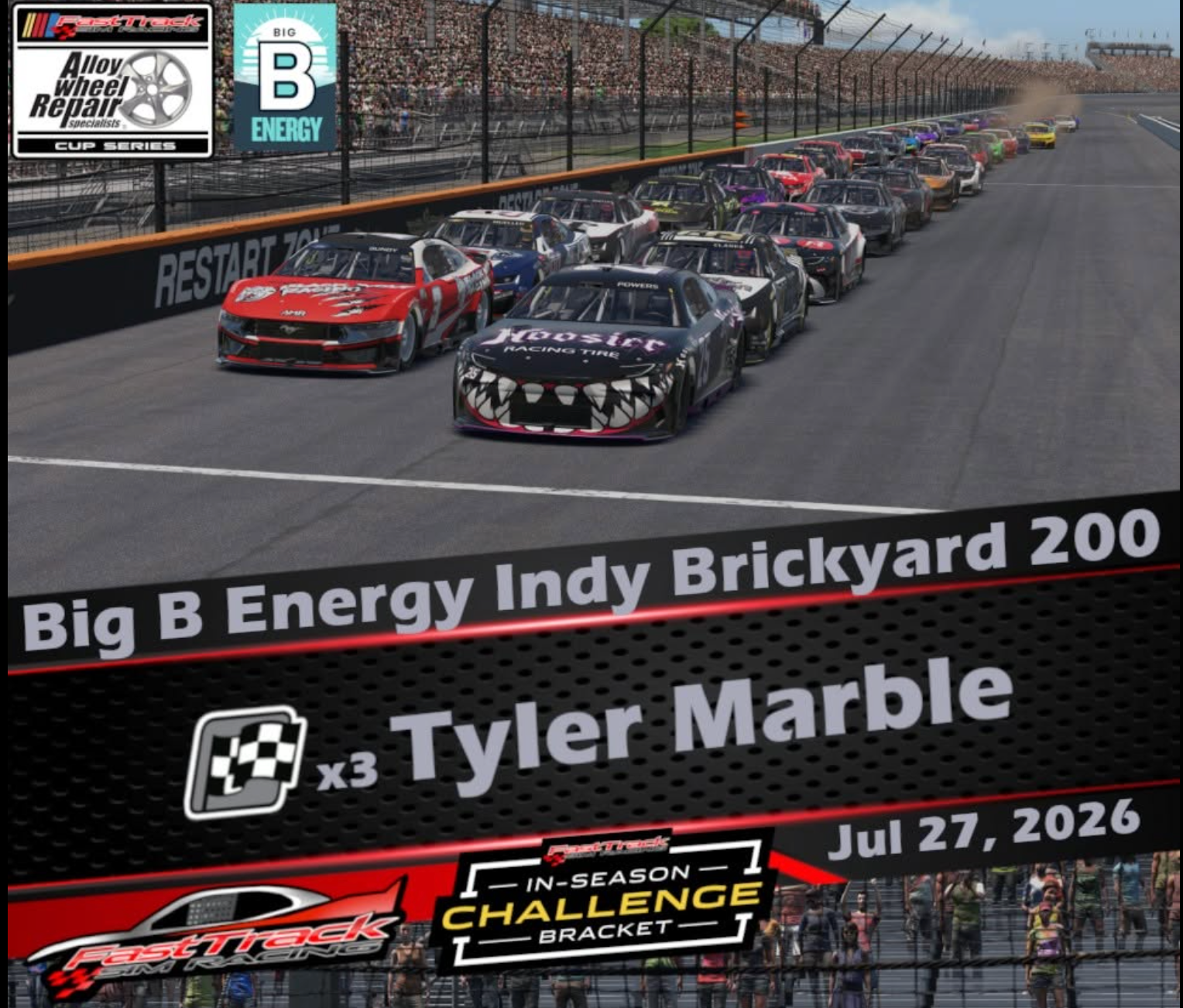 Big B Fuels Fast Track Sim Racing's First Annual In-Season Bracket Challenge